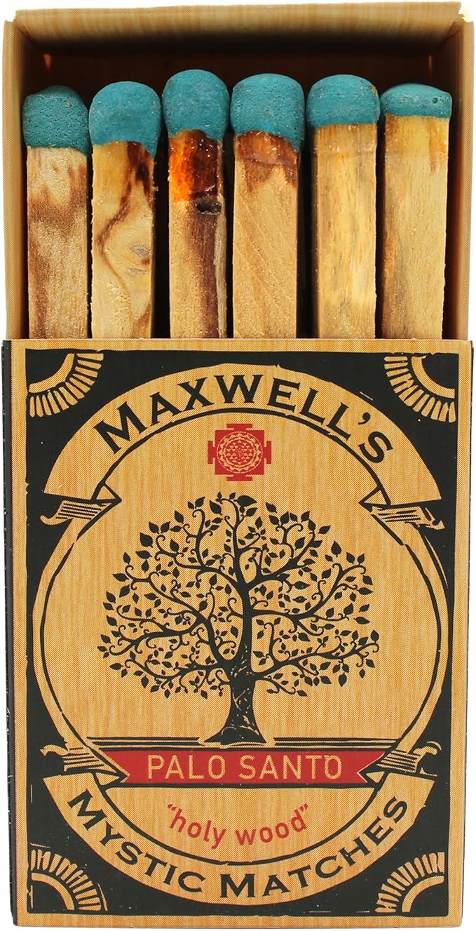 Palo Santo Sticks – High-Resin Holy Wood | Sustainable Peruvian Incense for Meditation & Cleansing (15 Count, 2-inch Sticks) - 1 Pack MaxwellsMysticMarket