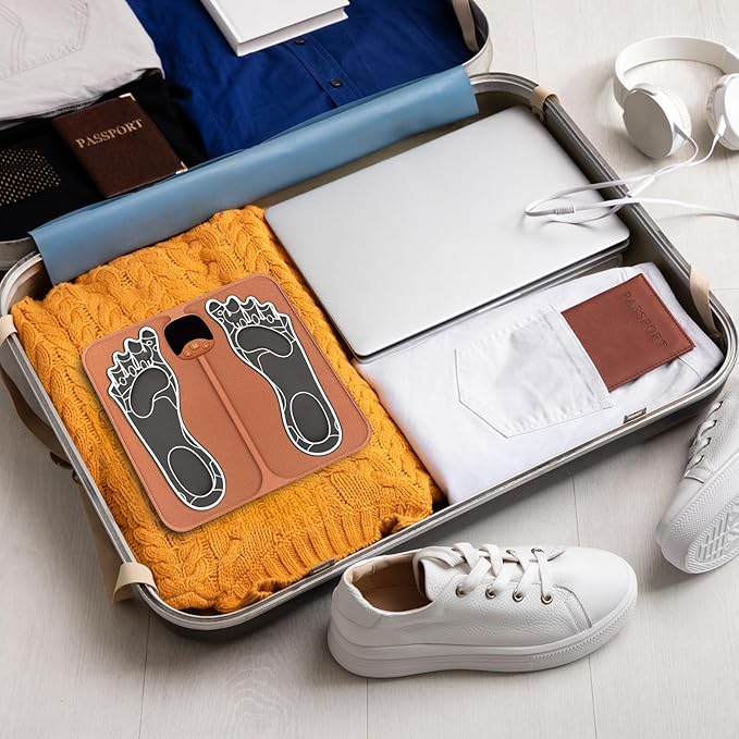 EMS Foot Massager for Neuropathy, Portable Foot Stimulator Mat for Women and Men - Bloomnest