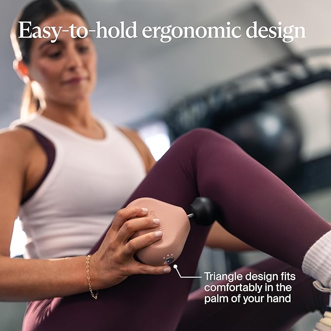 TheraGun Mini (3rd Generation) by Therabody – Ultra-Portable Massage Gun and Travel Essential for Fast, Effective Pain and Tension Relief Anywhere (Desert Rose) - Bloomnest