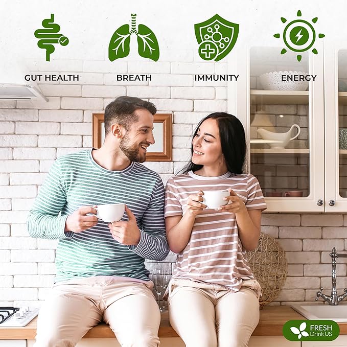 FreshDrinkUS, Premium 30 Tea Bags Glucose Functional Tea – Herbal Blend with Gymnema, Cinnamon, Bitter Melon, Tulsi & More –– Caffeine-Free. Sugar-Free. Gluten-Free. Vegan - Bloomnest