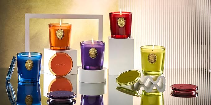 M&SENSE Natural Strong Summer Soy Candle | Summer's Night & Blue | 9.2 oz, 50H Burn Time | Luxury Scented Candle for Relaxation, Gifting, Home Décor | Ideal for Bedroom, Office, Party Ambiance - Bloomnest