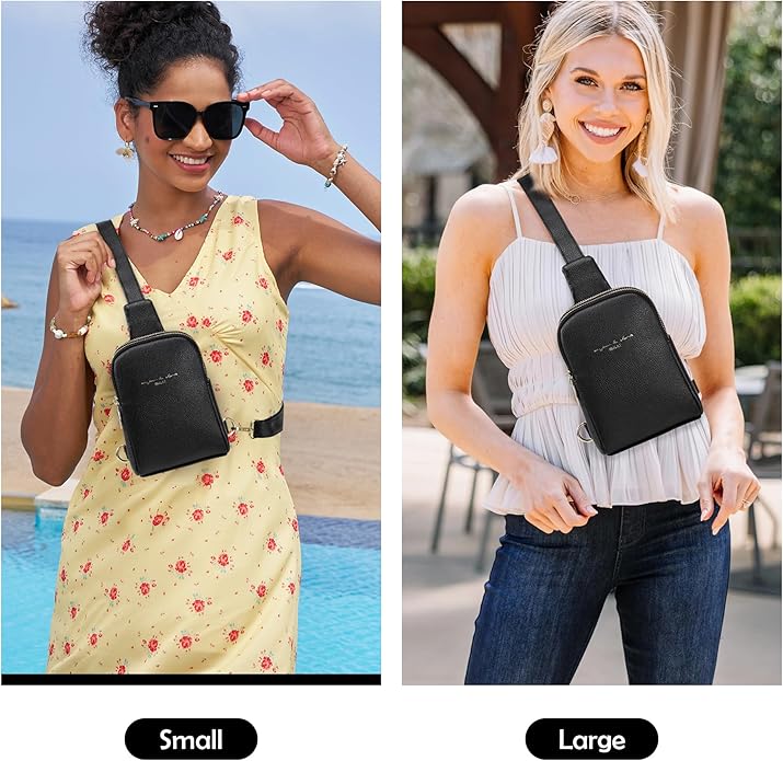 INICAT Small Sling Bag for Women Everyday & Travel Crossbody Bags Lightweight Cross Body Purses Vegan Leather - Bloomnest