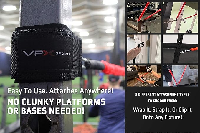 VPX Power Resistance Training System 3.0 | Total 3-Way Stacking Home, Gym, Sport Fitness | Men & Women | 220 LBs Adjustable Suspension Resistant Strength | Leg, Squat, Press, Push, Glute, Arm, LAT - Bloomnest
