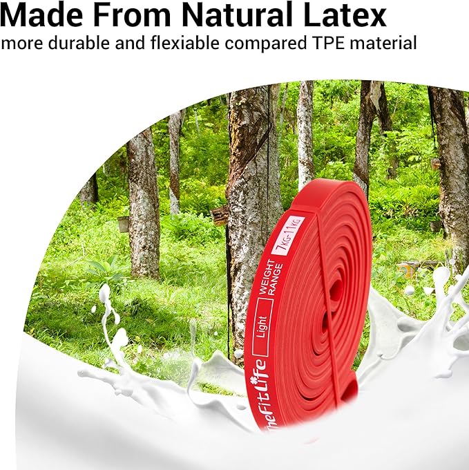 TheFitLife Pull Up Assistance Bands- Resistance Bands for Working Out, Long Workout Bands for Exercise, Fitness Band for Pullup Assist, a Substitute of Dumbbell Set and Kettlebells, Barbell - Bloomnest