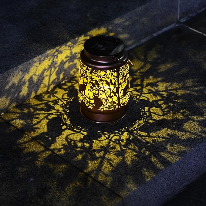 Solar Cat Lantern - Cat Lover Gifts for Women, Mom, Grandma - Garden Decor, Christmas & Mother Day Gift - Bloomnest