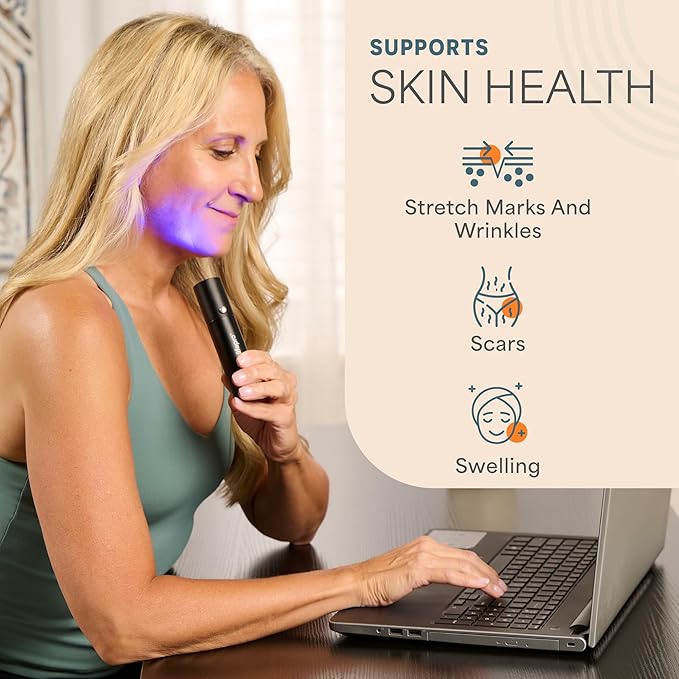 LifePro Infrared & Red Light Therapy for Body Joints & Muscles Wellness Support, Portable Red Light Therapy Device, Near Infrared Light Therapy for Body & Face - Use 3 wavelengths Lifepro