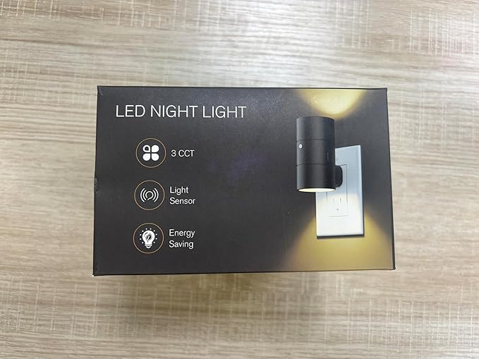 NIORSUN Night Lights Plug into Wall, Dimmable with 3 Color Modes & Auto On/Off Sensor, Ultra-Slim Nightlight for Hallway, Bathroom, Bedroom, Nursery, Kitchen (6 Pack, White) - Bloomnest