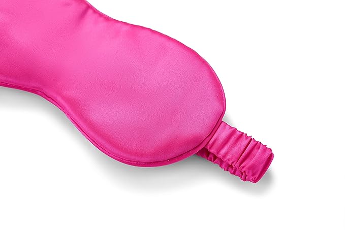 Silk Sleep Mask Light Blocking Luxury 100% Mulberry 19mm Silk Eye Mask Eye Cover Blindfold Ultra Soft Light & Comfy Anti Aging Skin Care with Travel Bag Gift Package - Bloomnest