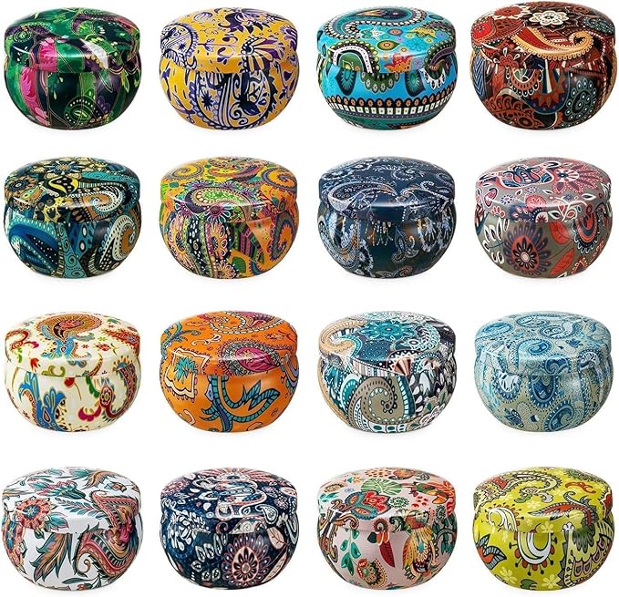 Set 16 Pack Scented Candles Gifts Soy Wax Travel Tin Jar Candles for Home 2.5 OZ Scented Candles for Mom for Christmas, Birthday, Thanksgiving, Mother's Day… - Bloomnest