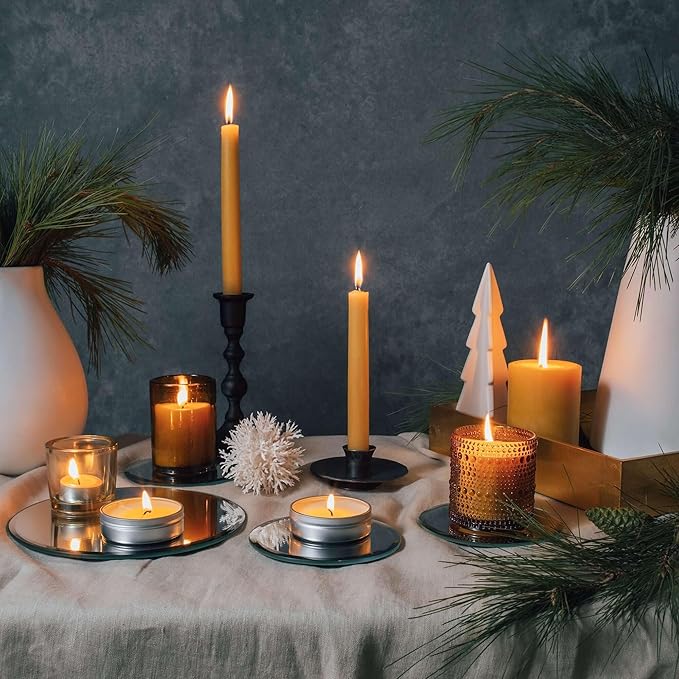 Bluecorn Aromática Scented Candle Sample Tin Set – 7 Clean, Luxurious Fragrances - Coconut Wax - Clean Fragrance & Essential Oils - 6hr Burn Time - Handmade in Colorado Since 1991 - Bloomnest