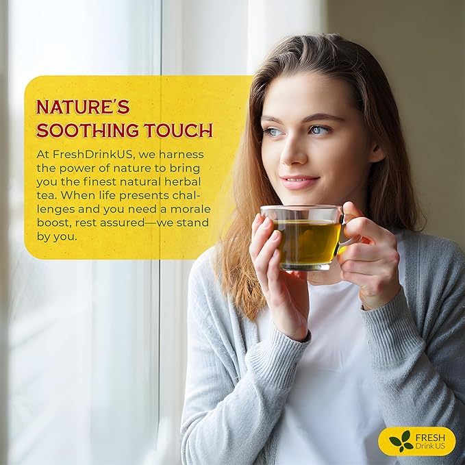 FreshDrinkUS, Yerba Mate Tea Bags | 120 Tea Bags | Traditional South American Herbal Tea – Smooth & Refreshing Flavor – Premium Quality, Sustainably Sourced. Vegan. - Bloomnest