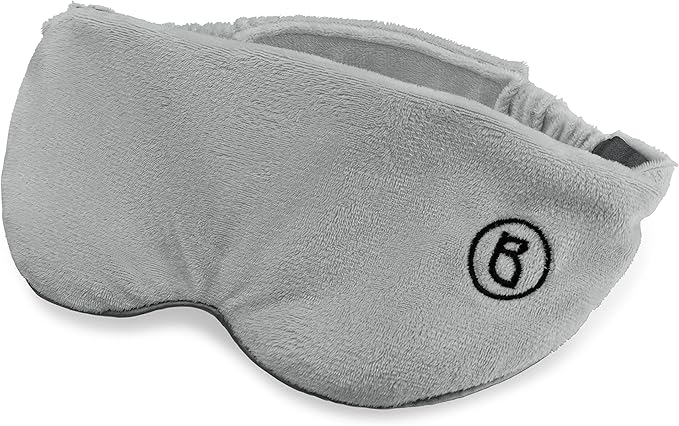 BARMY Weighted Sleep Mask for Women and Men (0.8lb/13oz) Weighted Eye Mask for Sleeping, Eye Cover Blocks Light Helps Relaxation and Night Sleep, Comfortable Blackout Sleeping Mask, Gray - Bloomnest