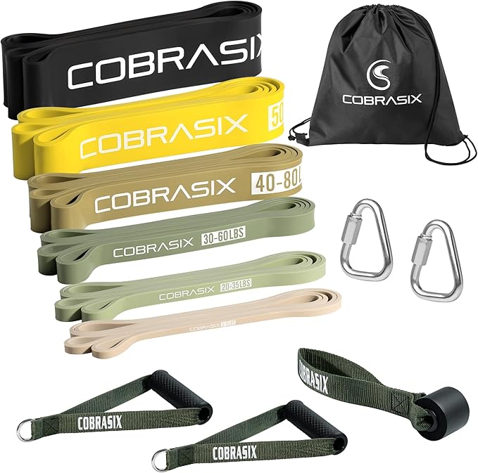 Resistance Bands | Long Resistance Bands for Working Out | Pull-Up Bands for Strength Training, Physical Therapy, Stretching, WOD | Exercise Bands for Home Gym | Workout Bands | Men and Women - Bloomnest