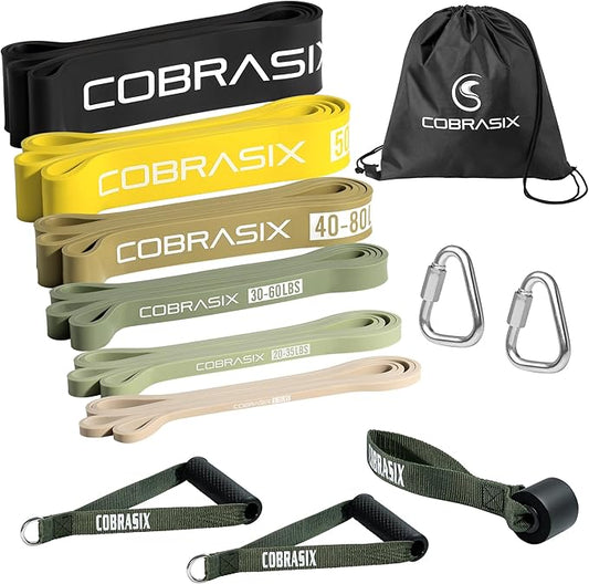 Resistance Bands | Long Resistance Bands for Working Out | Pull-Up Bands for Strength Training, Physical Therapy, Stretching, WOD | Exercise Bands for Home Gym | Workout Bands | Men and Women - Bloomnest
