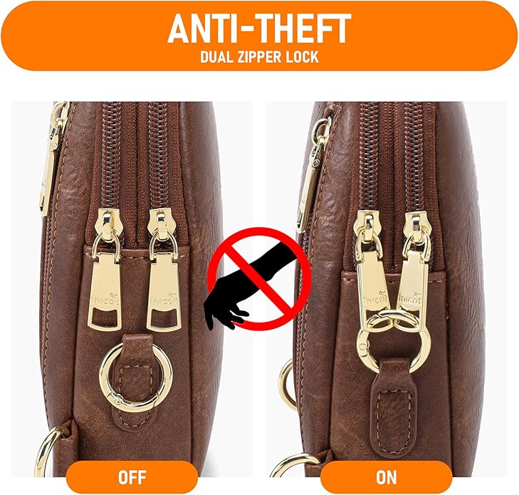 INICAT Small Sling Bag for Women Everyday & Travel Crossbody Bags Lightweight Cross Body Purses Vegan Leather - Bloomnest