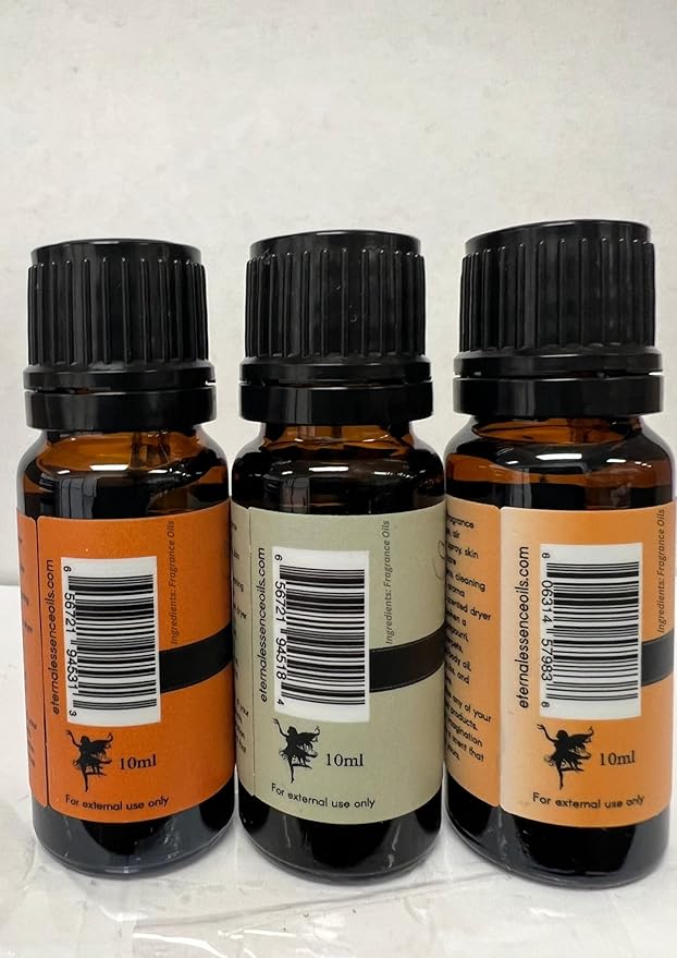 Trio (3) - Spiced Cider, Almond Coconut Milk & Spiced Coconut Milk - Premium Fragrance Oil Trio - 10ML EternalEssenceOils