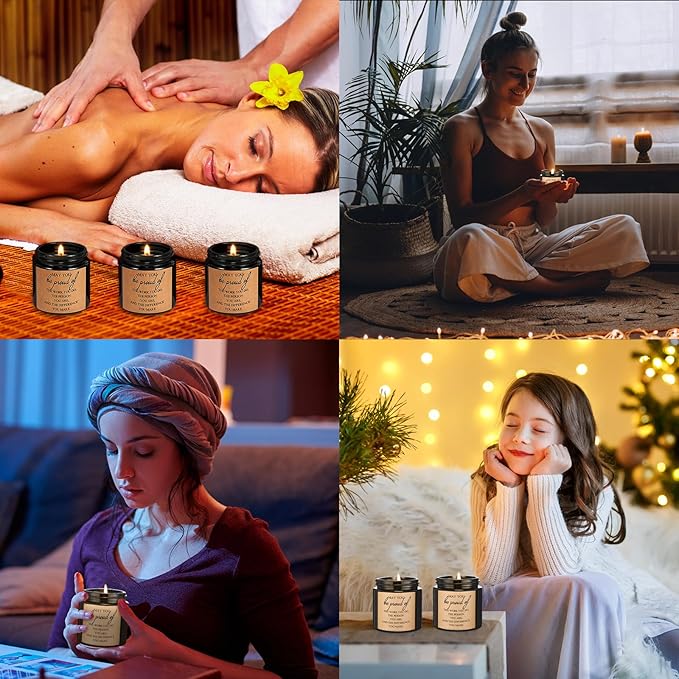 Fumete 10 Pcs Jars Scented Soy Candles 3.5 oz May You Be Proud of The Difference Candles Team Thank You Gifts for Employee Appreciation Gifts Coworker Vet Tech Nurse Teachers(Black,Proud) - Bloomnest