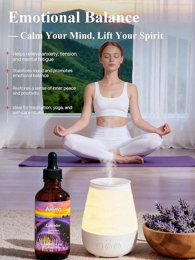 Lavender Essential Oil with Premium Gift Box - Lavender Essential Oils for Skin & Diffusers & Aromatherapy - 4 Fl Oz 100% Pure Natural - Gift-Ready Box - Gifts for Women Bloomnest