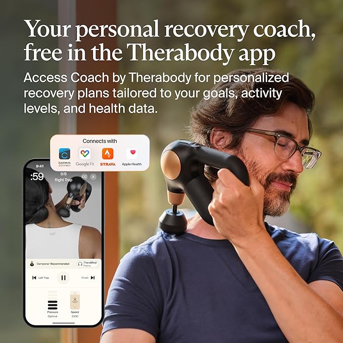 TheraGun Sense (2nd Generation) Massage Gun by Therabody - Relaxing Massage Gun with Built-in Guided Routines for Easy Stress Relief, Tension & Sleep - Bloomnest