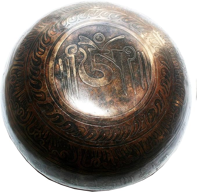 Sacral Chakra Antique Hand Pounded Tibetan Art Healing Singing Bowl ~ Nepal [ 406 SB, 5.75 inch Diameter ] - Bloomnest