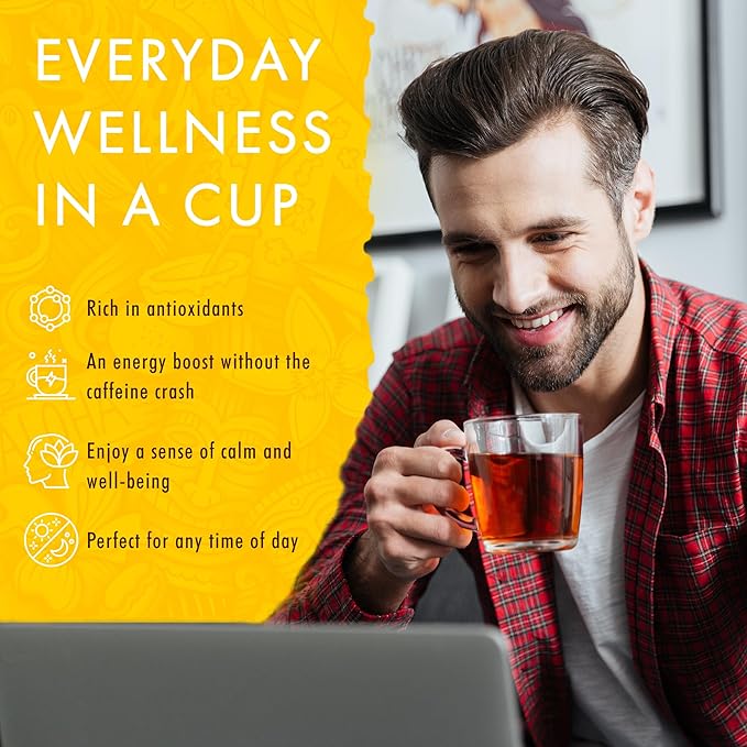 Organic Lemon Chamomile Tea - Caffeine Free Herbal Tea - Supports a Good Night’s Sleep - Calming, Relaxing Tea for Bedtime, Anxiety & Stress - 120 Tea Bags - Bloomnest