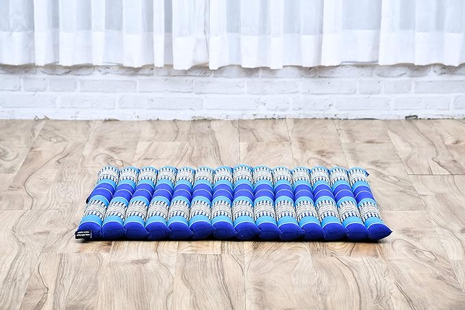 Leewadee Zabuton Seating Cushion – Square Floor Seat for Meditation Exercises, Light Yoga Mat Filled with Kapok - Bloomnest