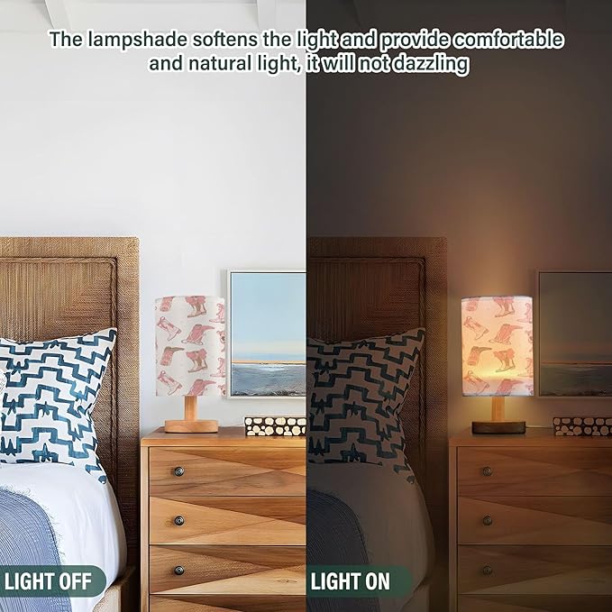 Western Cowgirl Boot LED Table Lamp with USB Port Night Light Bedroom Lamps for Nightstand Living Room Dorm Home Office Desk - Bloomnest