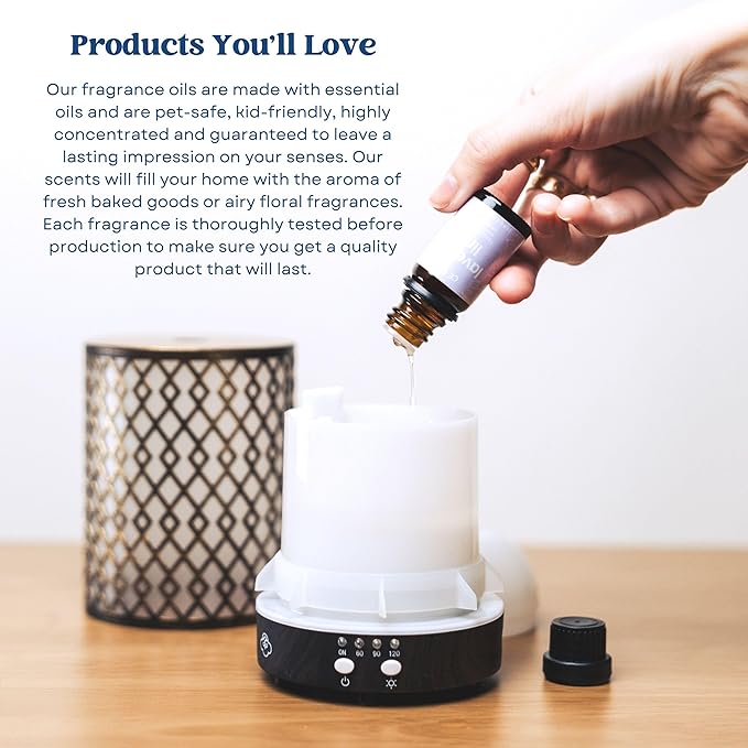 CANDECraftCo Premium Fragrance Oil – Diffuser Oils Fragrances Scented for Home, Candle Soap Making Supplies, Aromatherapy Blends for House (0.34 Fl Oz) (2-Pack, Whiskey & Oak) - Bloomnest
