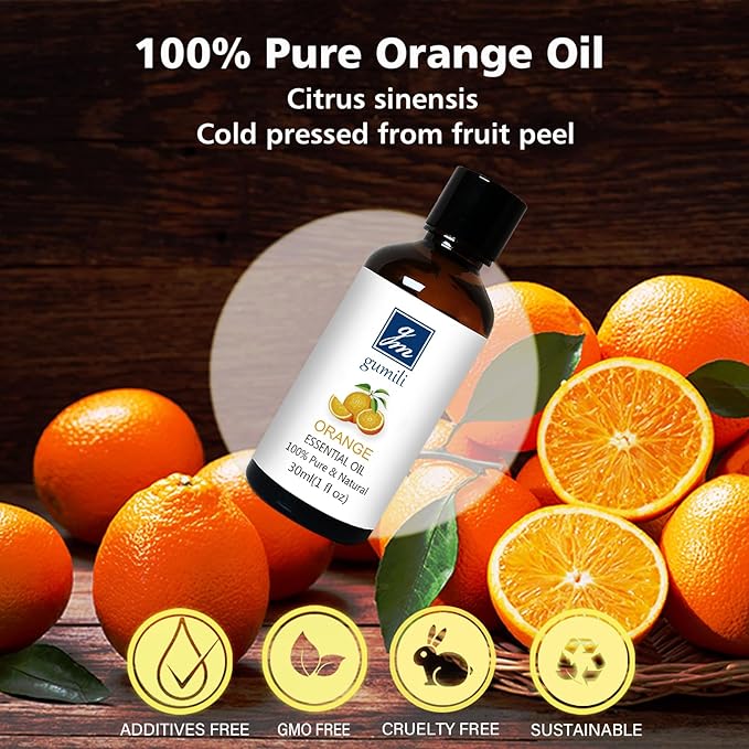 Orange Essential Oil 1 Oz – 100% Pure Sweet Orange Oil for Diffuser, Skin, Body, Spray, Massage & DIY - Bloomnest