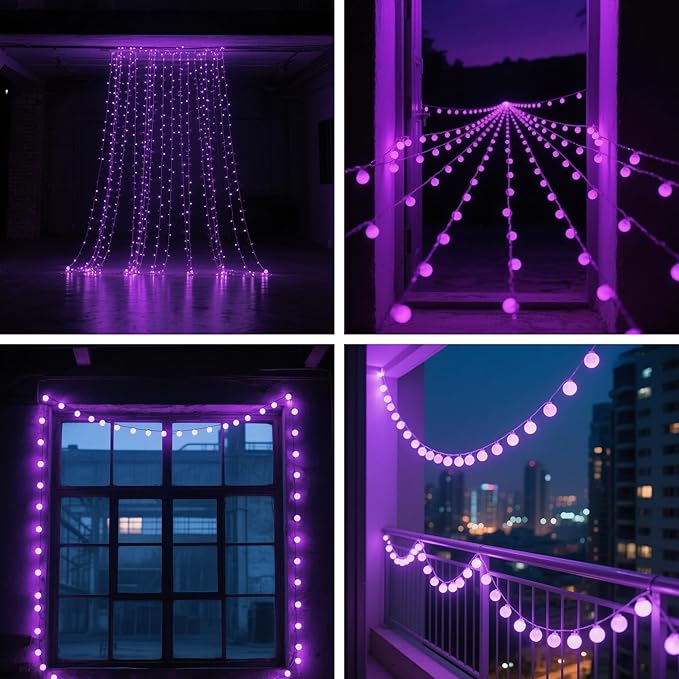 Dark Purple Pink Light Bulbs 1 Watt Low Lumen LED Night Light Bulb 10 Watt Equivalent E26/E27 Medium Base Mood Lighting for Wedding Party Bar Holiday Festival Halloween Christmas Room Decor 10Pack - Bloomnest