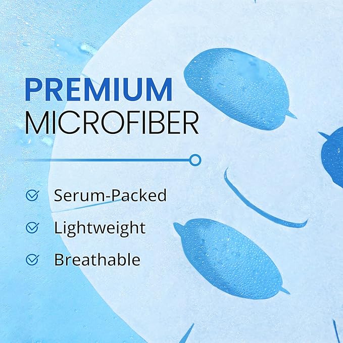 Ebanel 40 Pack Collagen Face Mask with Hyaluronic Acid, Vitamin C, Peptide, Aloe, Instant Brightening Hydrating Face Masks Skincare Korean Sheet Mask, Skin Firming, Lifting Anti Aging Facial Masks - Bloomnest