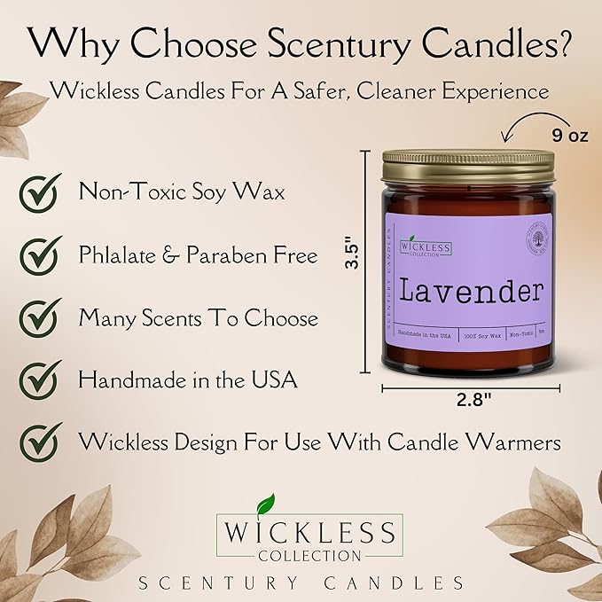 Wickless Candles for Candle Warmer Lamp, Many Scents to Choose, 100% Non-Toxic Soy Wax, Scented Candle Melts for Warming Plate, Handmade in The USA (Pumpkin Spice Buttercream) - Bloomnest
