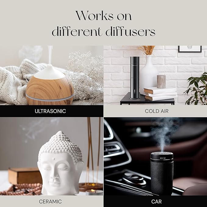 My Way Diffuser Oil Inspired by The 1 Miami Beach Scent, Scent Diffuser Oil with Notes of Cardamom, Leather, Lemon & Iris, Aromatherapy Fragrance, Essential Oil Blend | 120ml, 4.05 fl oz - Bloomnest