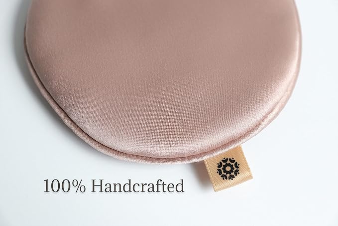 Premium Handcrafted 25 Momme Mulberry Silk Eye Mask for Sleeping (Ballerina) - Bloomnest