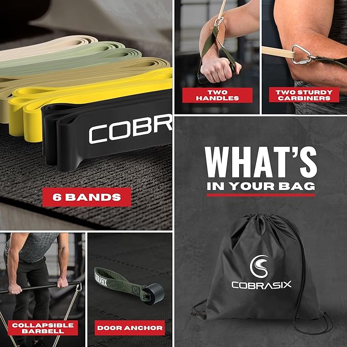 Resistance Bands | Long Resistance Bands for Working Out | Pull-Up Bands for Strength Training, Physical Therapy, Stretching, WOD | Exercise Bands for Home Gym | Workout Bands | Men and Women - Bloomnest