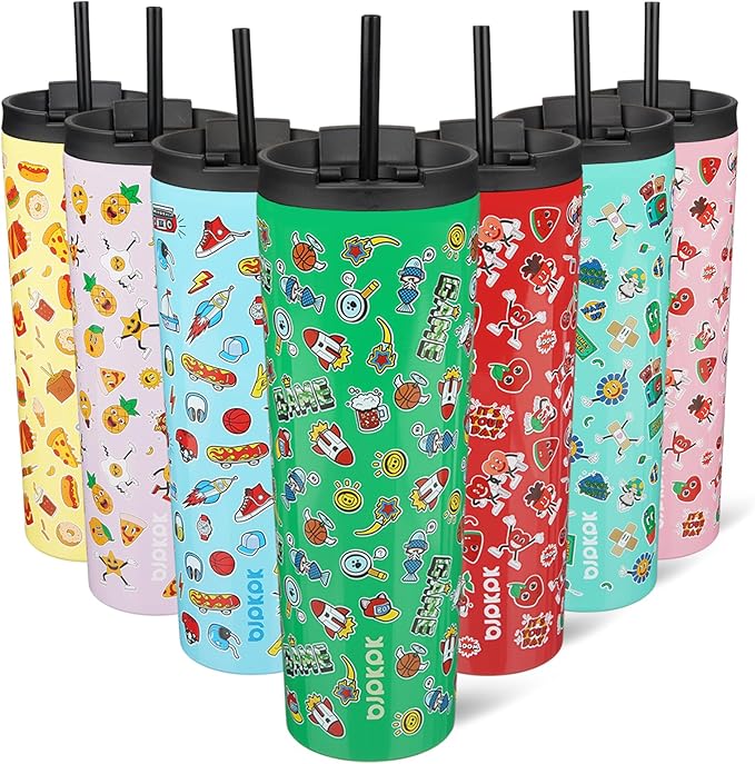 BJPKPK 30oz Stainless Steel Insulated Tumbler With lid And Straw Travel Coffee Thermal Tumblers Cup For Women And Men,Game - Bloomnest
