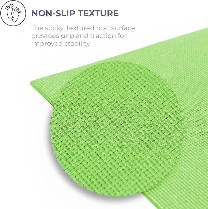 Sunshine Yoga Voyage Yoga Mat, 10 Pack, 72" x 24" Professional Studio and Gym Bulk Yoga Mats, 5mm Thick, Durable, Anti-Tear, Non Slip Fitness and Exercise Mats - Bloomnest
