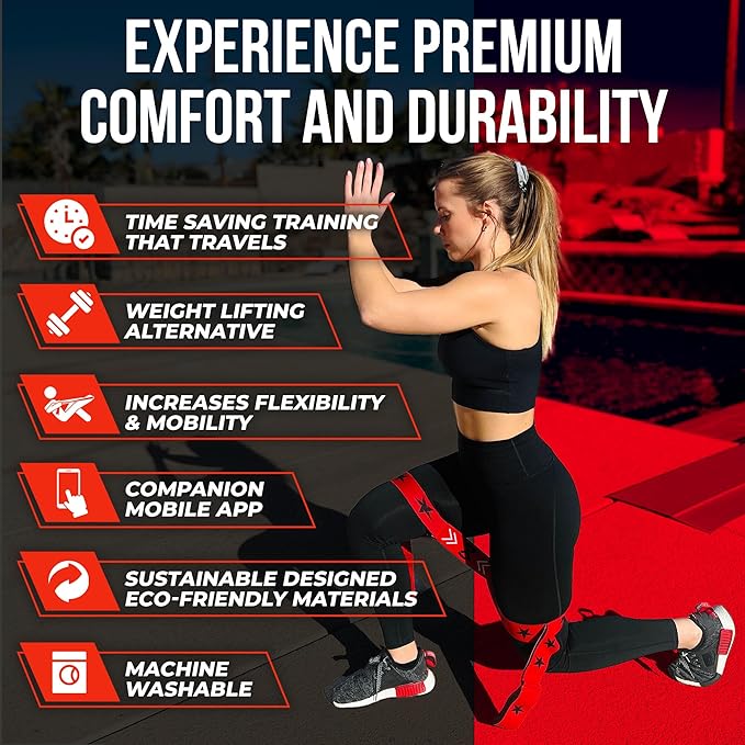 Two8 Bands Multi Loop Resistance Band for Working Out - Home Gym Loop Resistance Bands for Women & Men, Athletic Rehab Equipment Workout Loops, Sports Fitness Gear - Bloomnest