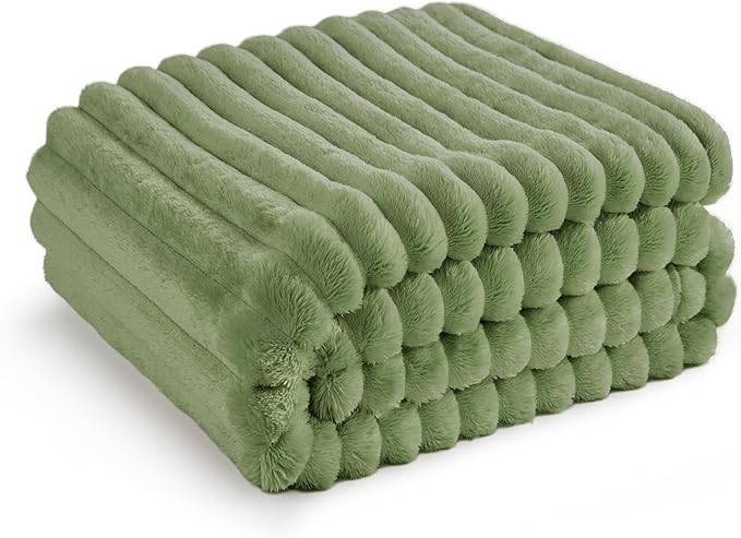 Bedsure GentleSoft Reseda Twin XL Blanket for Bed - Cozy Soft Blankets for Women, Cute Small Fleece Throws for Girls, Birthday Gifts for Women Decor Gifts for Mom, 66x90 Inches - Bloomnest