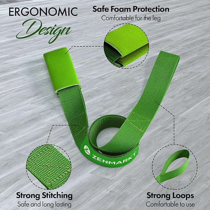 Stretching Strap for Cheer – Flexibility Stunt Strap for Cheerleaders – Durable Cheer Stretching Bands for Improved Flexibility, Range of Motion – Essential Cheer Accessories - Bloomnest