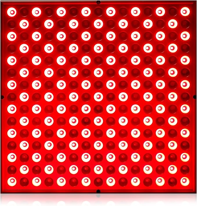 LED-Red-Light-Therapy-Device - 45W LED Panel Deep 660nm and Near-Infrared 850nm Light Combo for Skin Beauty, Pain Relief of Muscles and Joints Rhmip