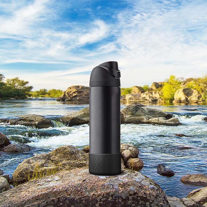 Silicone Boot for Owala Water Bottle 24 oz 32 oz 40 oz, Anti-Slip Protective Sleeve for FreeSip/Twist/Flip Stainless Steel Water Bottles Accessories BEONSKY