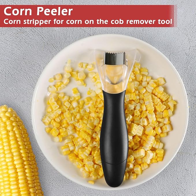 Professional Corn Kernel Cutter, Corn Cutter Peeler Stripper Tool with Large Ergonomic Handle, Corn Peeler #1114 - Bloomnest