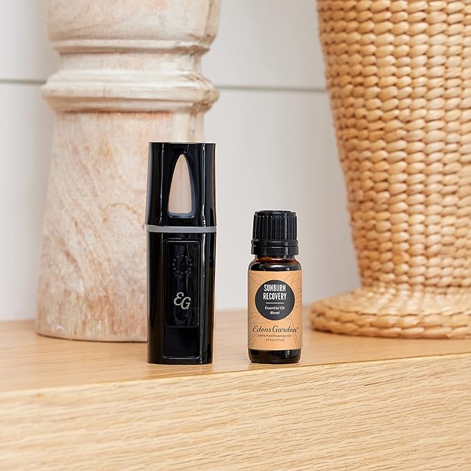 Edens Garden Sunburn Recovery Essential Oil Blend- 100% Pure Premium Grade, Undiluted, Natural, Therapeutic, Aromatherapy, The Best for Diffusing, Skin, Face, Hair 10 ml (.33 fl oz) - Bloomnest