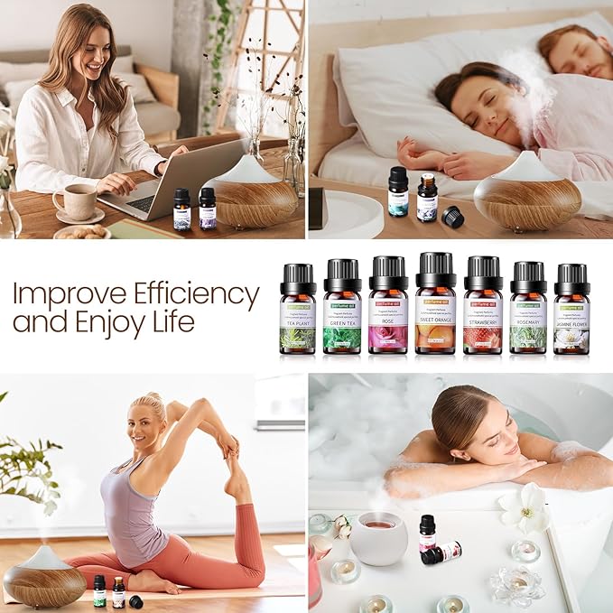 Nuanchu 78 Pcs Essential Oils Set 10ml Fragrance Oil Aromatherapy Kit for Diffuser Humidifier Aromatherapy-Oils for Candle Bath Bombs Making - Bloomnest