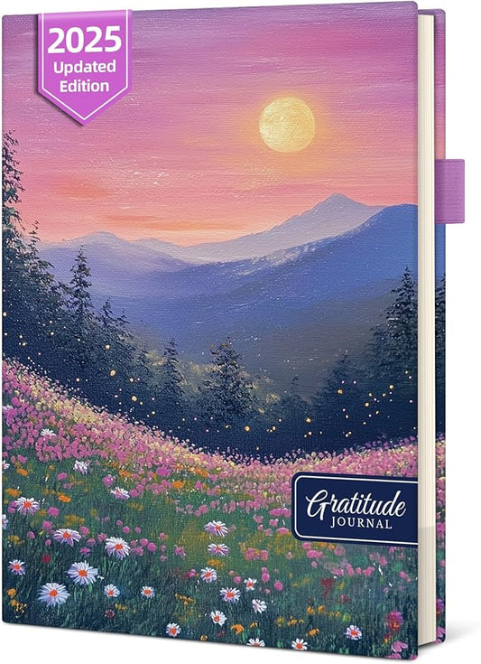 Gratitude Journal for Women – Undated Daily Mindfulness & Manifestation Journal with Prompts for Cultivate Affirmations, Positivity, Self-Care & Happiness - Twilight Bloom - Bloomnest