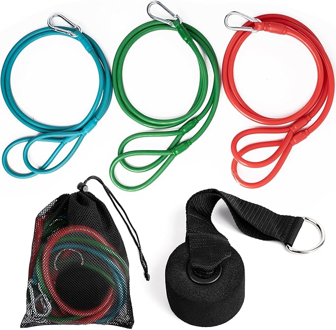 Baseball Softball Resistance Training Bands, Arm Strength, Pitching and Conditioning Equipment for Kids - Bloomnest