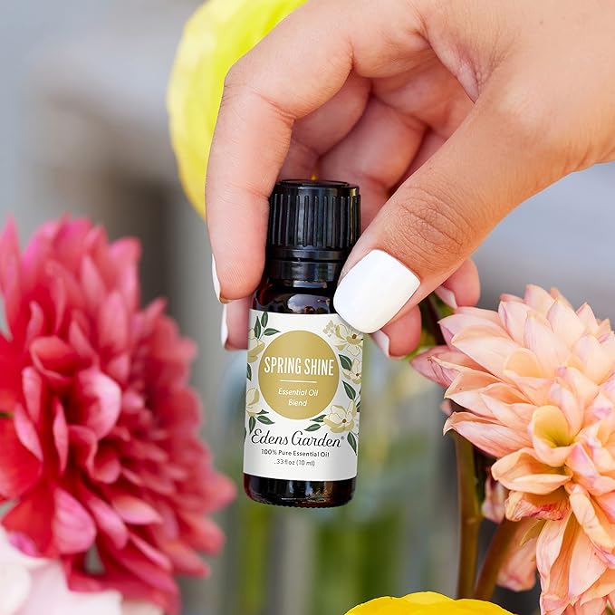 Edens Garden Spring Shine Essential Oil Blend- 100% Pure Premium Grade, Undiluted, Natural, Therapeutic, Aromatherapy, The Best for Diffusing, Candle, Laundry, Humidifiers 10 ml (.33 fl oz) - Bloomnest
