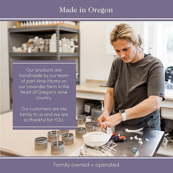 Victoria's Lavender Luxury Spa Gift Sets for Women - Neck Wrap, Body Mist, Body Lotion, Lip Balm, Soy Candle, Lavender Face Cream & Sachet, Made in USA Self Care Kit, Best Spa Kit for Women Gift Set