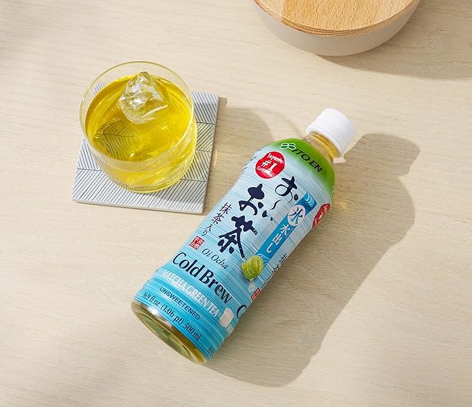 Ito En Oi Ocha Cold Brew Matcha Green Tea Unsweetened 16.9 Ounce (Pack of 12), Zero Calories - Bloomnest